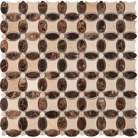  Pixel Mosaic Cream marfil, Dark mperador,  32x32 ,  336336x8 ,  . PIX 283
