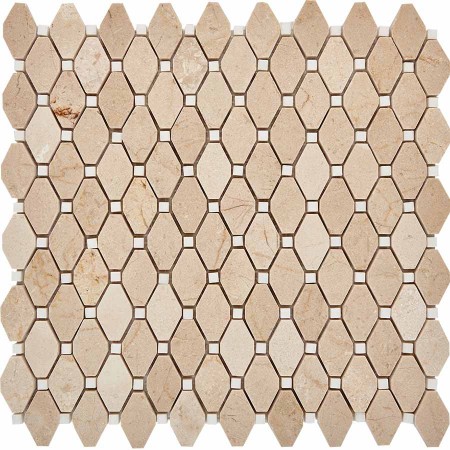  Pixel Mosaic PIX 285 Cream marfil, Thassos White,  39x24 ,  286295x7 ,  . PIX285