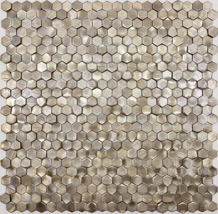 Мозаика Caramelle Mosaic Aluminium 3D Hexagon Gold 8x14x6 Мозаика Caramelle Mosaic Aluminium 3D Hexagon Gold 8x14x6