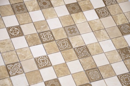 Мозаика Caramelle Mosaic Art Pietra Mix 1 MAT 48x48x8 Мозаика Caramelle Mosaic Art Pietra Mix 1 MAT 48x48x8