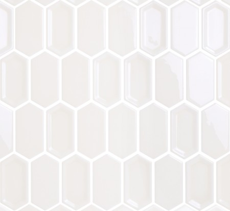  Caramelle Mosaic Crayon White glos 38x76x8
