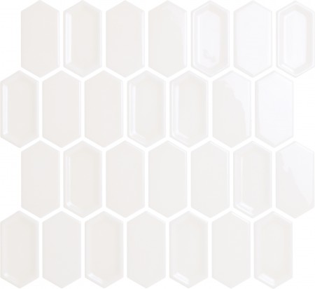  Caramelle Mosaic Crayon White glos 38x76x8