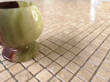 Мозаика Caramelle Mosaic Crema Marfil POL 15x15x4 Мозаика Caramelle Mosaic Crema Marfil POL 15x15x4