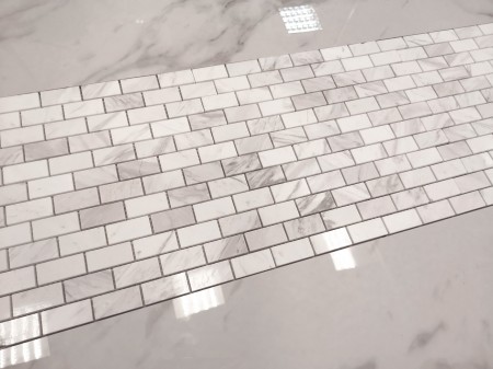 Мозаика Caramelle Mosaic Dolomiti bianco POL 23x48x7 арт. 00-00002521 Мозаика Caramelle Mosaic Dolomiti bianco POL 23x48x7 арт. 00-00002521