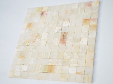  Caramelle Mosaic Onice Jade Bianco POL 23x23x7 . 00-00002536