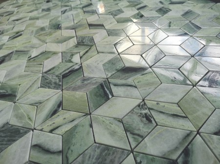  Caramelle Mosaic Onice Verde oliva POL diamond 96x55x7 . 00-00003760
