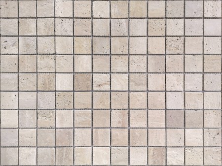 ������� Caramelle Mosaic Travertino Beige MAT 48x48x7 ���. 00-00003782