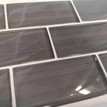  Caramelle Mosaic Mattoni Grigio 50x100