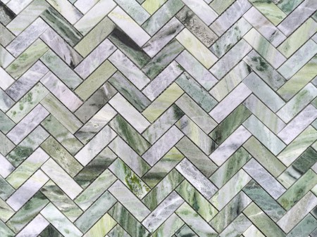  Caramelle Mosaic Onice Verde oliva POL fish 23x73x7 . 00-00003728