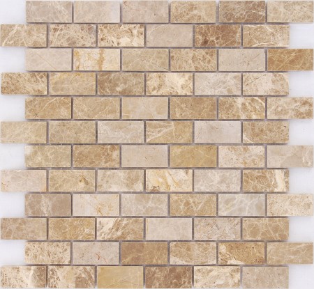  Caramelle Mosaic Emperador Light POL 23x48x4