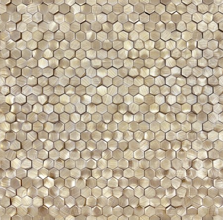 Мозаика Caramelle Mosaic Aluminium 3D Hexagon Brass 8x14x6 (18 шт/кор) Мозаика Caramelle Mosaic Aluminium 3D Hexagon Brass 8x14x6 (18 шт/кор)