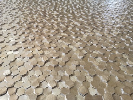 Мозаика Caramelle Mosaic Aluminium 3D Hexagon Brass 8x14x6 (18 шт/кор) Мозаика Caramelle Mosaic Aluminium 3D Hexagon Brass 8x14x6 (18 шт/кор)